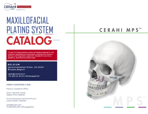 Maxillofacial Plating System Catalog