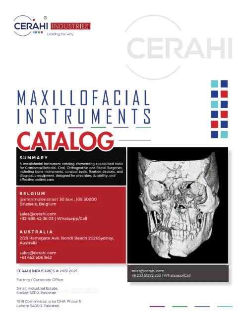 Maxillofacial Instruments Catalog