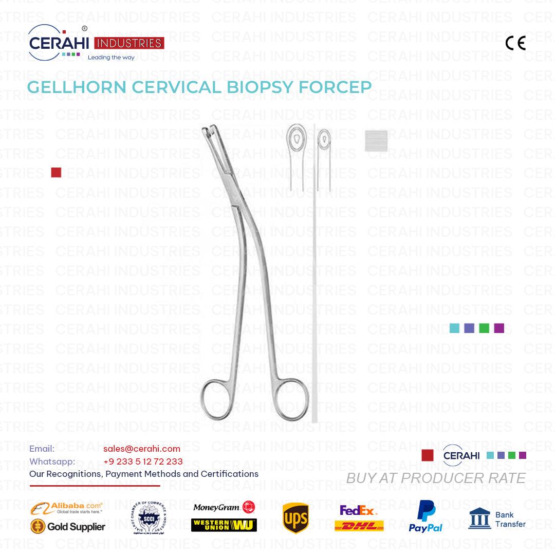 Gellhorn Cervical Biopsy Forceps | Crocodile Design