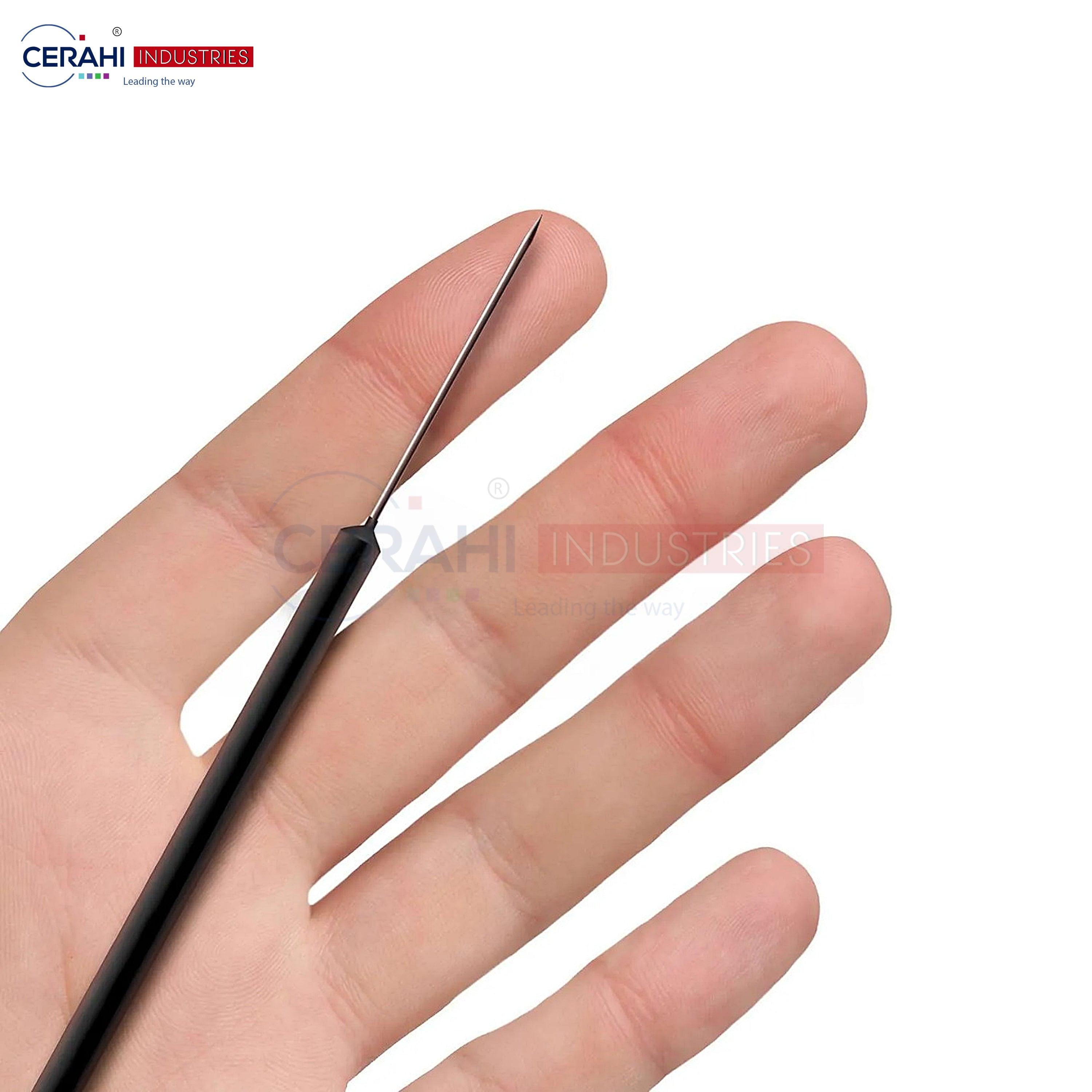 10 PCS Dissecting Teasing Needles | Straight with Handles