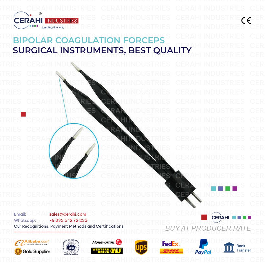 Wholesale Bipolar Coagulation Forceps High Quality Durable Surgical Instruments
