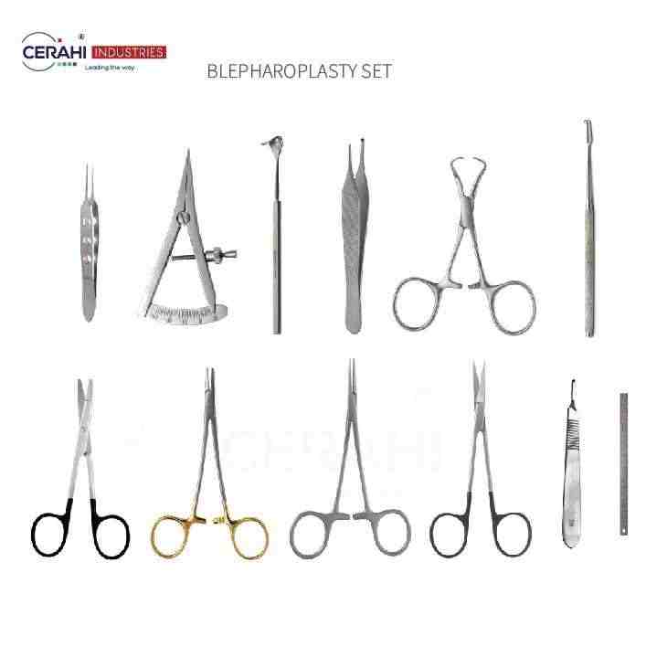 Blepharoplasty Instrument Set | Precision Eyelid Tools