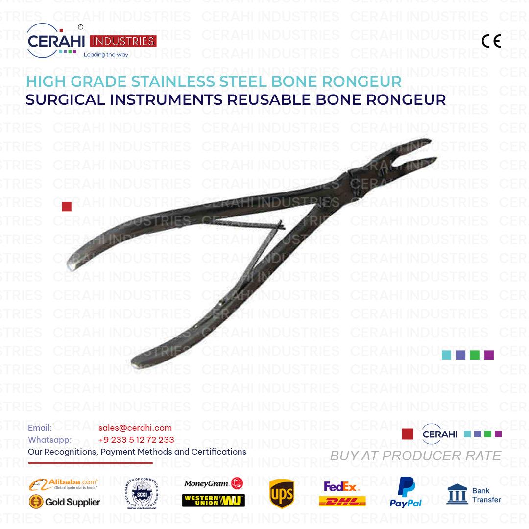 Stainless Steel Bone Rongeur | Reusable Surgical Tool