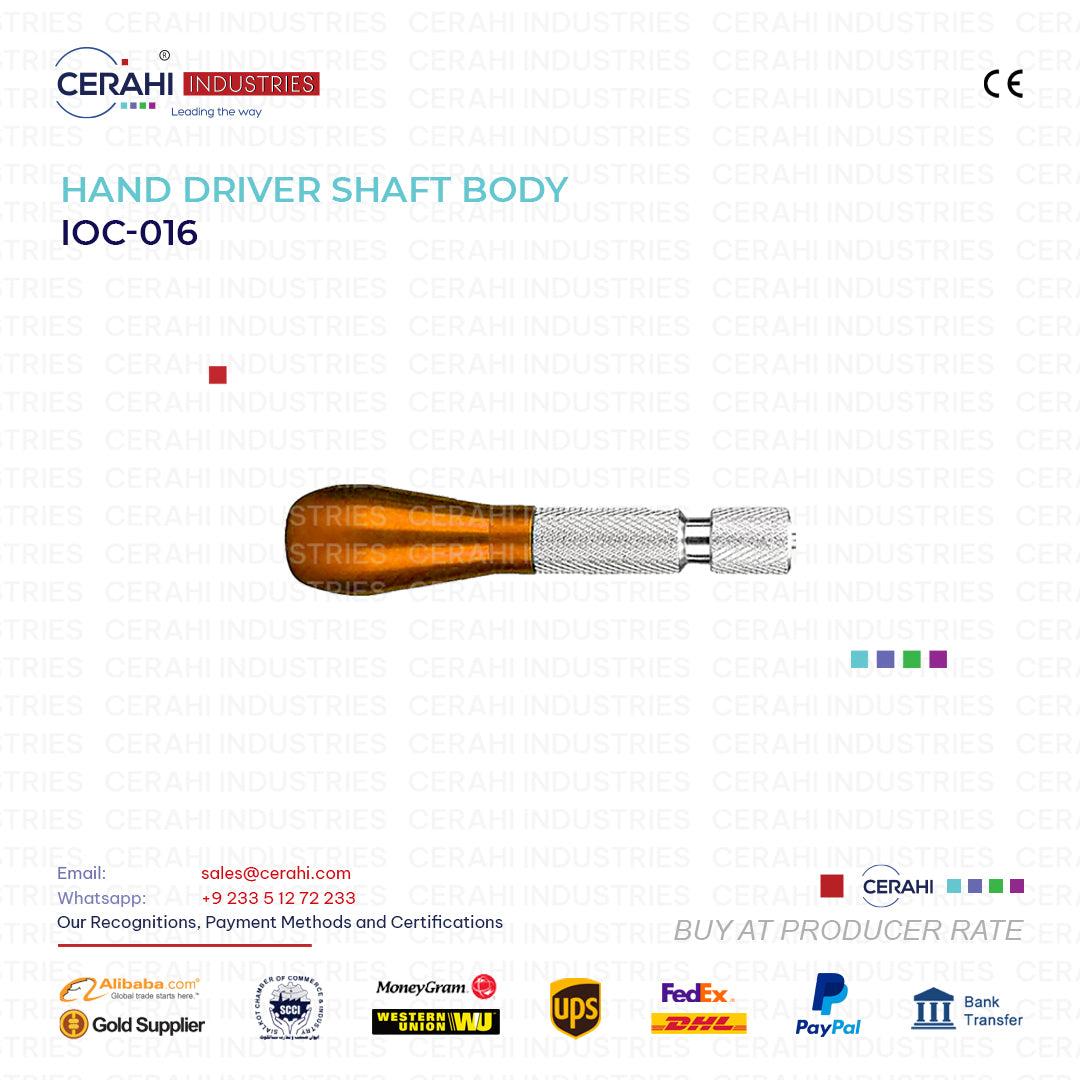 Hand Driver Shaft Body I0C-016 | Maxillofacial Screw Driver