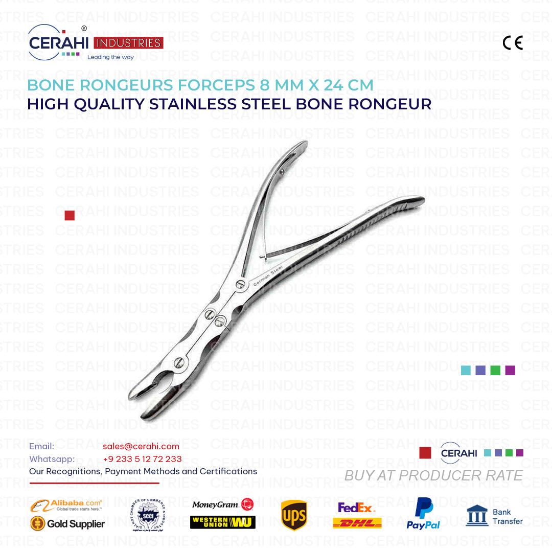 Bone Rongeur Forceps 8mm x 24cm | Surgical Instrument